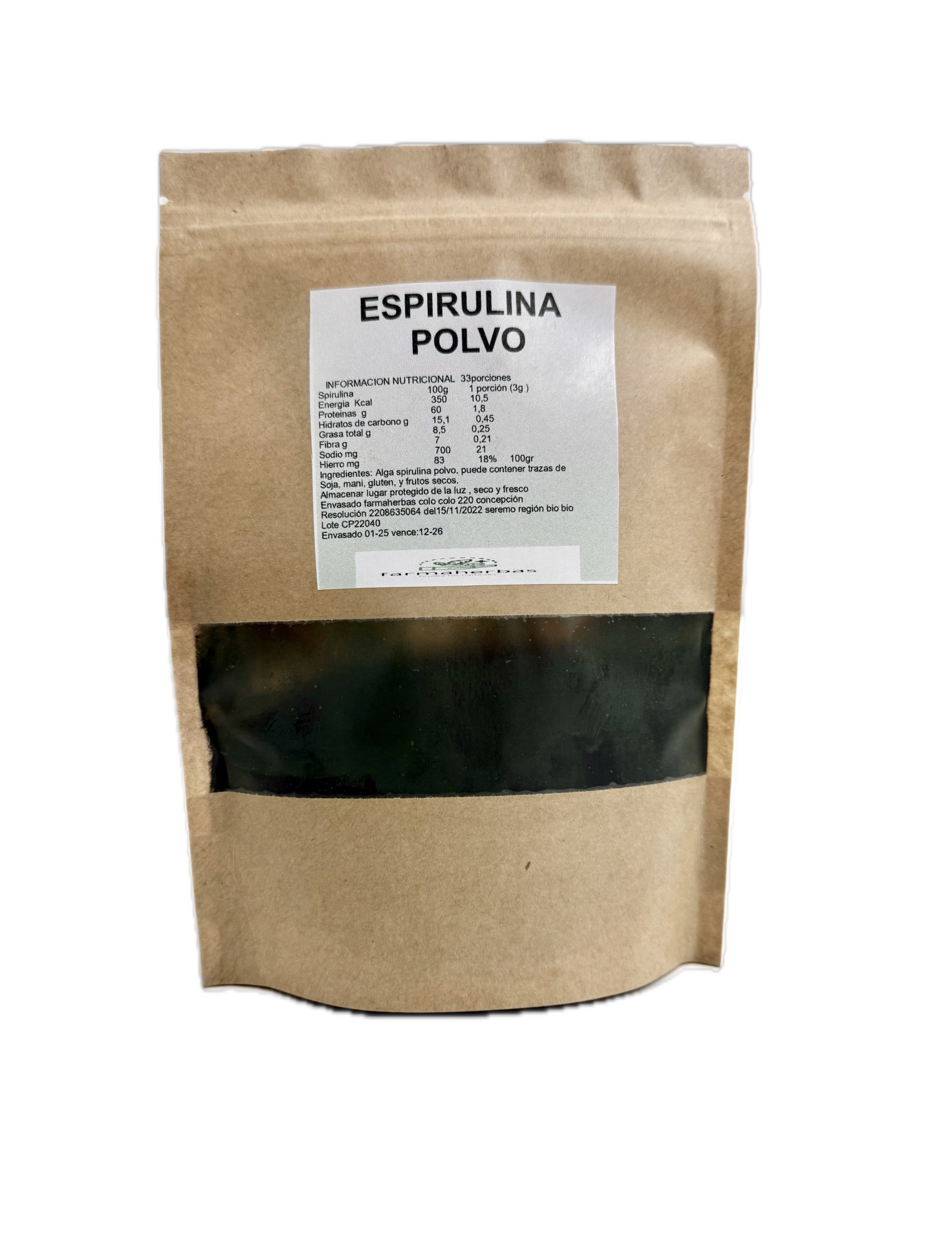 ESPIRULINA POLVO